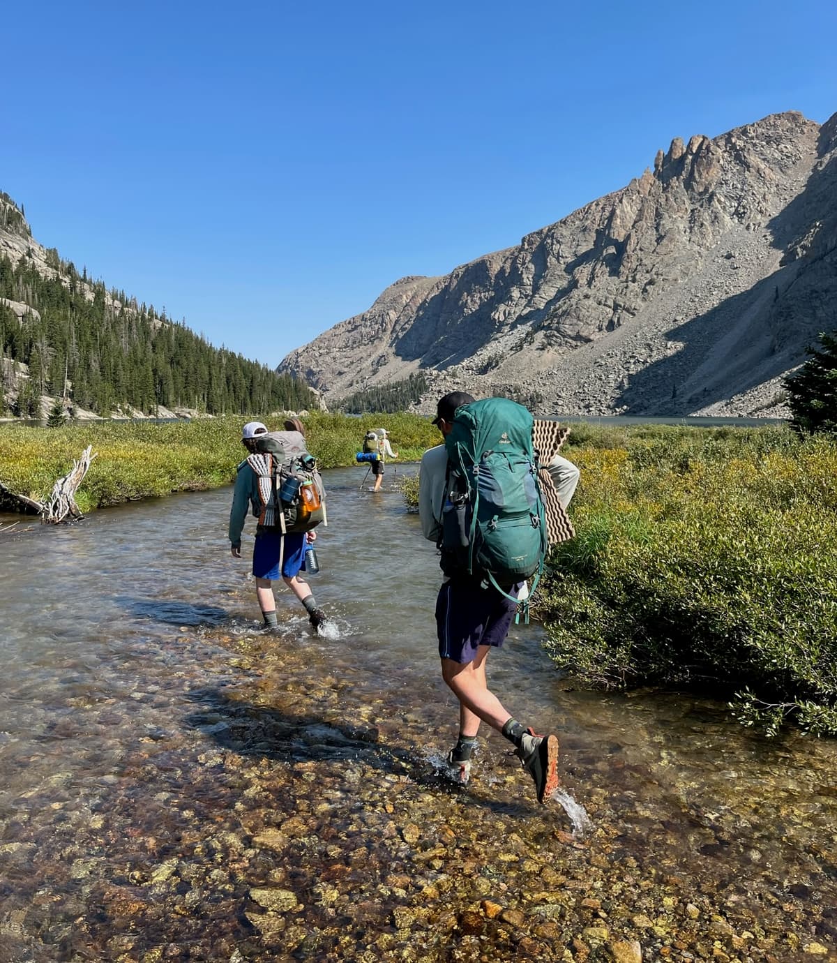 Picture of backpacking