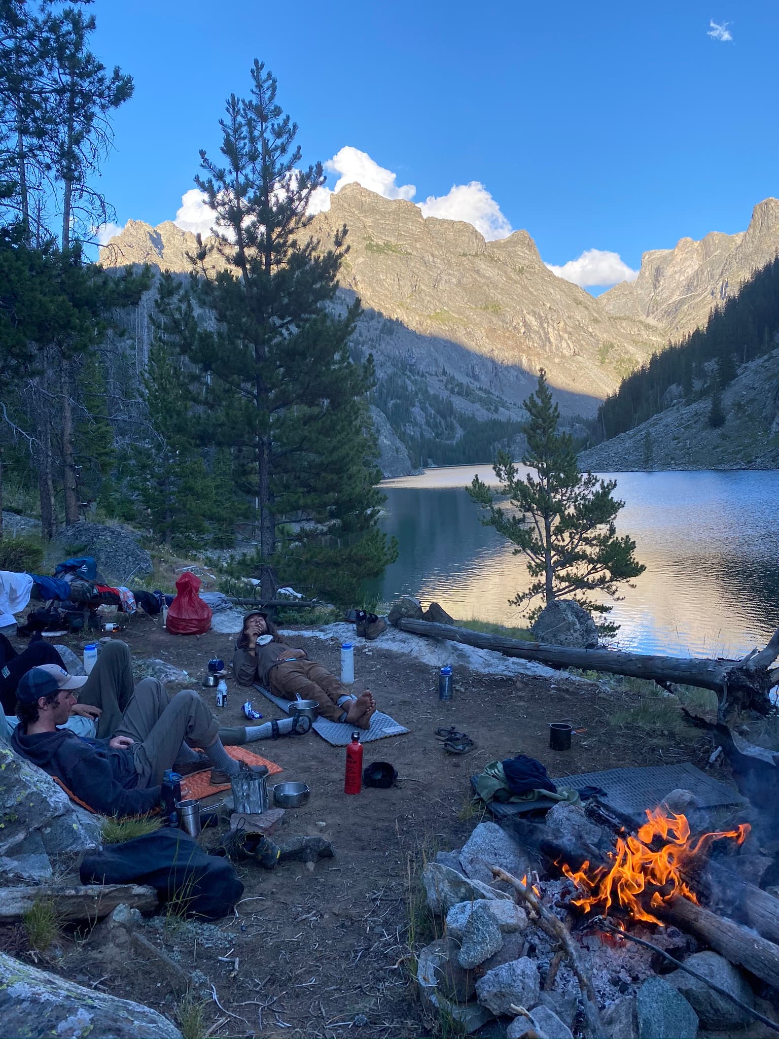 Backpacking trip with friends