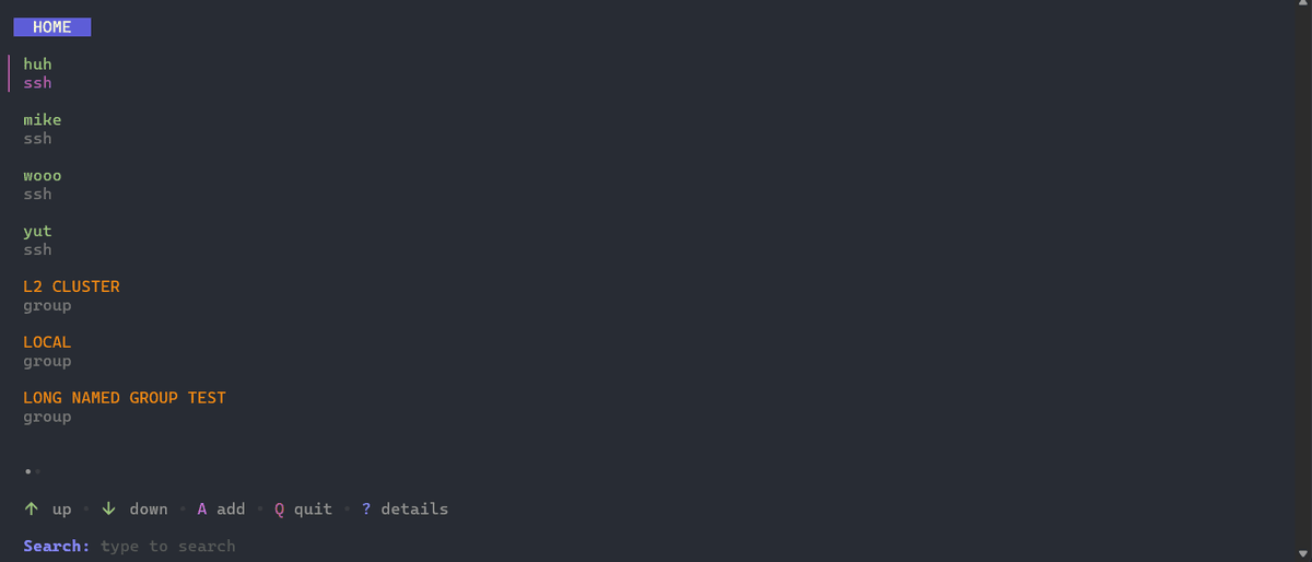 Terminal SSH Session Manager